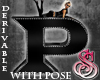 PVC Letter P With Pose