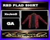 RED PLAD SHIRT
