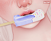 w. Kawaii Blue Popsicle