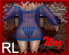 !W Sheer wrap 1 Blue