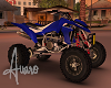 Blue ATV Quad