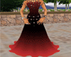 Gala Dress Red Black