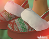 Christmas Fur Slippers