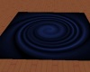chv Royal Blue swirl rug