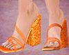 Margot Orange Heels