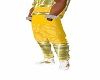 Mafia Mango & Gold Pants