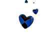 V+ Heart Kiss Pose Blue