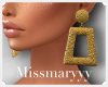 -Mm- Mary Earrings Gold