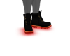 Unisex Black Neon Boots