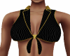 Black Gold Knot Top