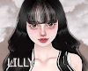 doll black bangs