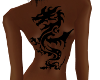 Tattoo dragon blk