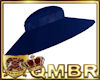 QMBR Hat Fascinator Blue