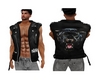 Leather Vest Panther (H)