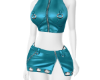 turquoise outfit