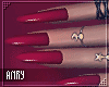 [Anry] Fernie Red Nails