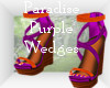 Paradise Purple Wedges