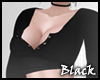BLACK unbuttoned top