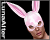 PINK BUNNY MASK anyHair