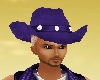 *PFE Purple Cowboy Hat