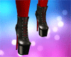 Sexy Black / Red Boots