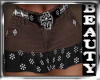 COWGIRL SKIRT BRN BLK