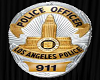 LAPD badge wall/rug