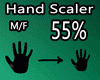 Hands M/F 55%