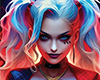 ♛ Cutout Harley Quinn