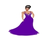 Deep Royal Purple Gown