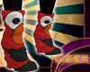 Elmo Heels Booties