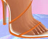 Summer Orange Heels