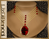        RED GOLD NECKLACE