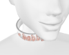 Rose/White Daddy Collar
