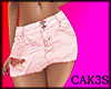 pink denim skirt/Rll