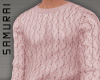#S Knit Sweater #Rose