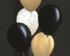 TX Black-Gold Balloons A