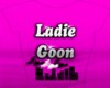 ladie goon pink tee