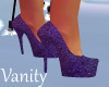 Purple Glitter Heels
