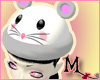 white mouse hat M/F