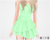 Lils| Mint petal dress.