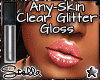 !Clear Glitter Lip Gloss