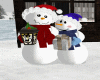S! Snowman Couple Cute