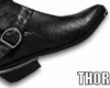 !TR! Cowboy Black Boots
