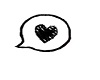 Black Heart Sign