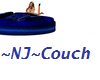 ~NJ~Blue Circle Couch