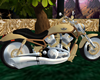 Light Gold HD Motorcycle