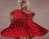 Balloon Dress Red