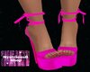 {B} Pink Beachy Heels