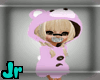 Kids purple bear outfit